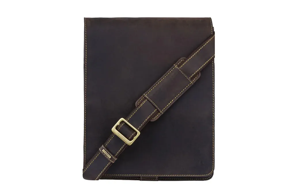 Visconti Leather Portrait Messenger Bag
