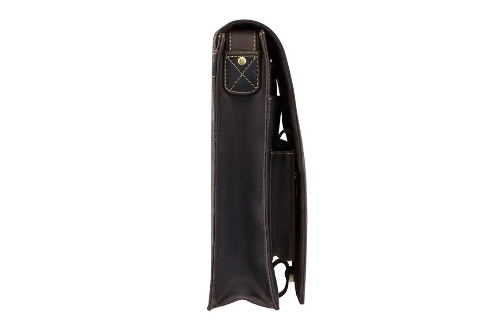 Visconti Leather Portrait Messenger Bag