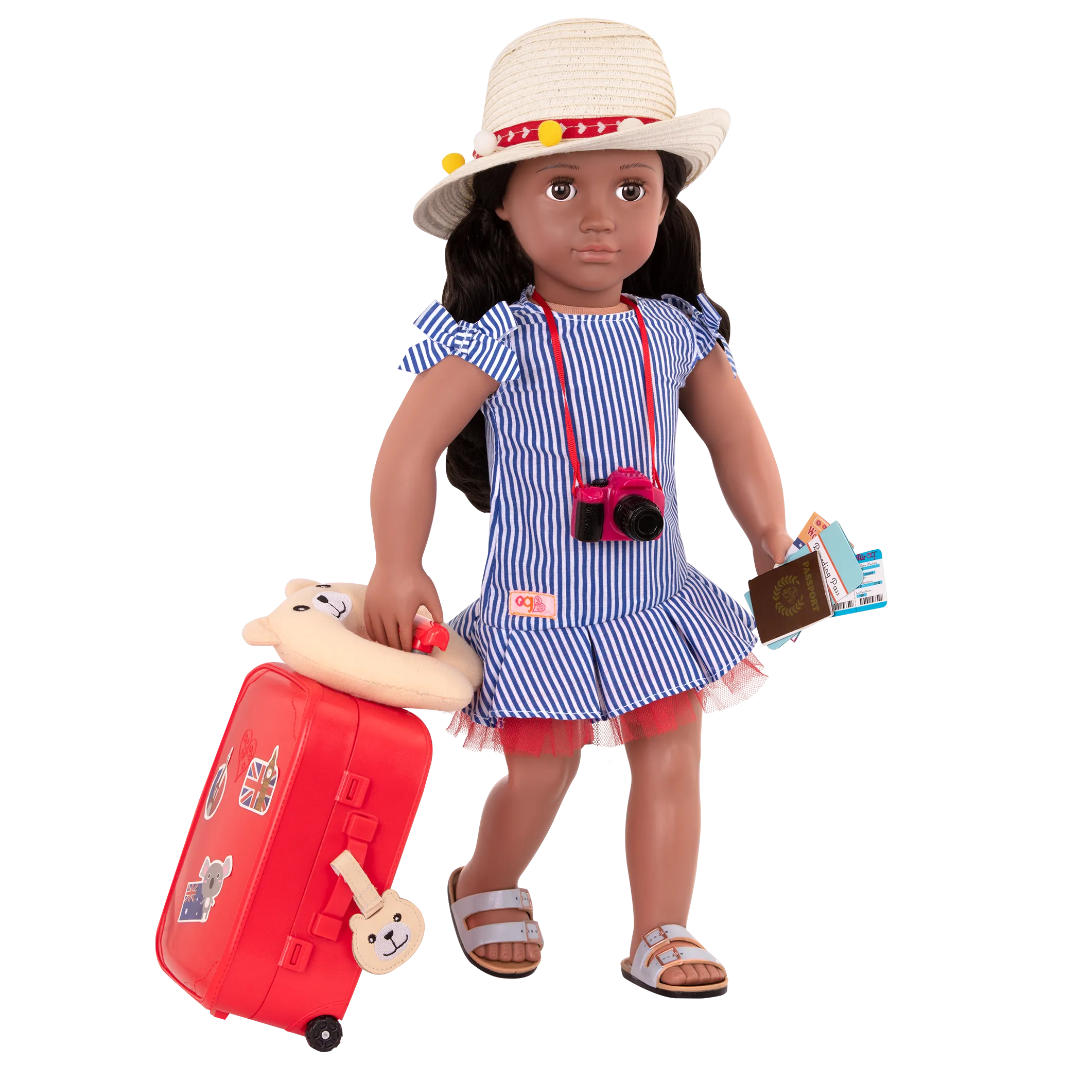 Well Traveled Luggage Set - Red