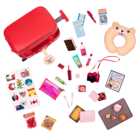Well Traveled Luggage Set - Red