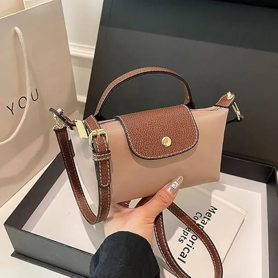 Women'S Fashion Colorblock Mini Crossbody Bag, Solid Color Square Wallet With Adjustable Shoulder Strap,Elegant Handbag
