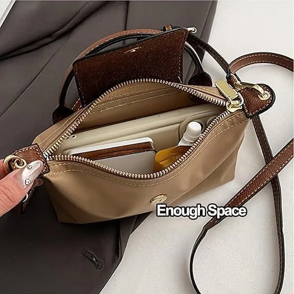 Women'S Fashion Colorblock Mini Crossbody Bag, Solid Color Square Wallet With Adjustable Shoulder Strap,Elegant Handbag