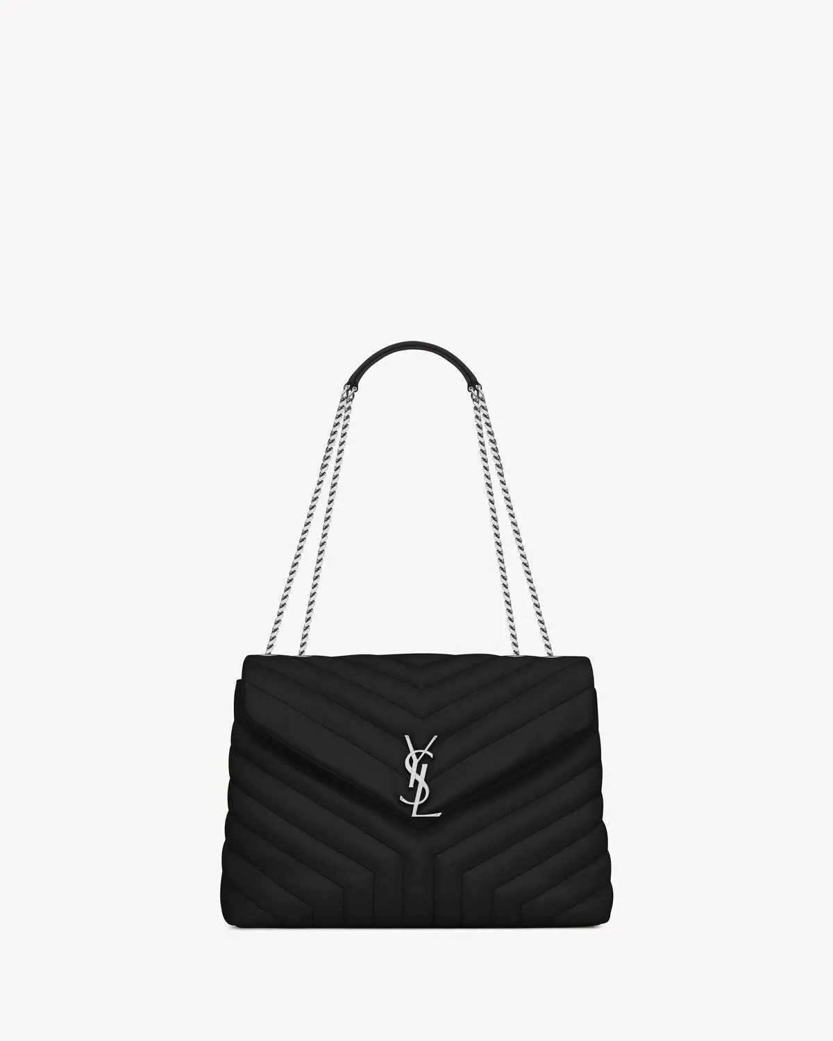 YSL Hand Bag- LOULOU LINE MEDIUM CHAIN BAG IN QUILTED "Y" LEATHER
